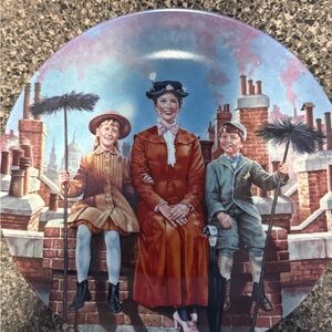 Disney numbered Knowles Chim Chim Cher-ee Collector's Plate set